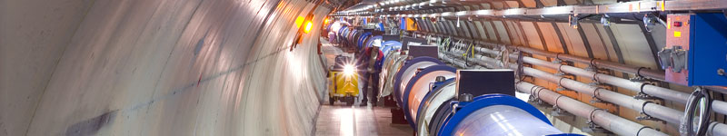 Inside the LHC tunnel